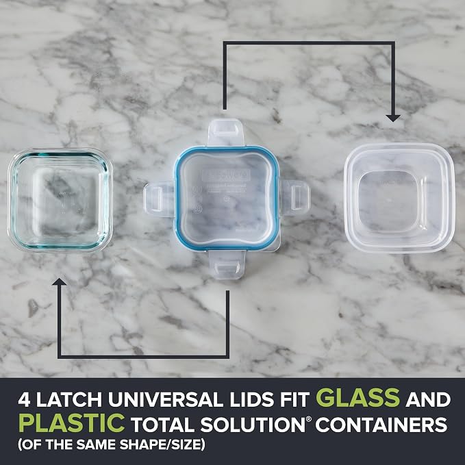 Snapware Plastic Total Solution (21-Pack) Large Food Storage Containers Set, Meal Prep Containers with Plastic BPA-Free Lids & 4 Locking Tabs, Microwave, Dishwasher, and Freezer Safe - Image 4