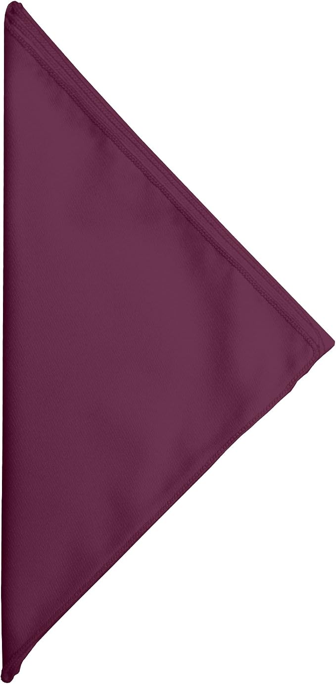 17x17-Inch Square Twill Cloth Napkins, Burgundy, Set of 60 | Bulk Case of 5 Dozen, Poly-Cotton, 50% Cotton / 50% Polyester Fabric, Diagonal Twill Weave, Soft Cotton Hand, Red - Image 2