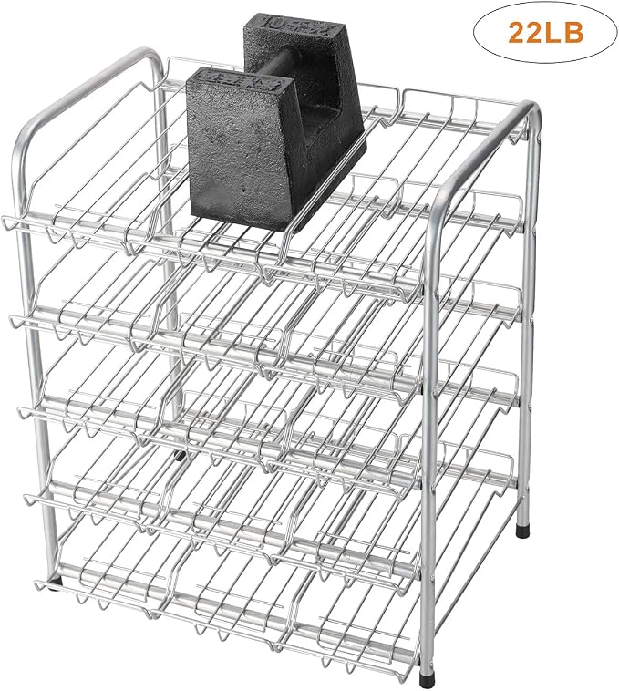 Can Organizer for Pantry, Can Rack Can Storage Dispenser for Canned Food (5 tiers) - Image 5
