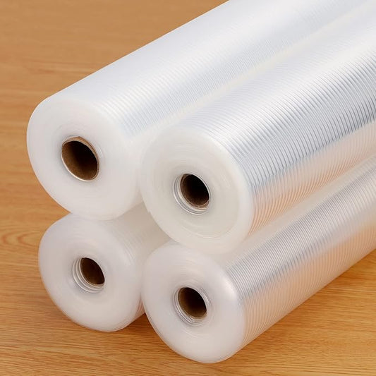 Anoak Shelf Liner Cabinet Liner, Non Adhesive Drawer Liner, Washable 12 Inch x 20 FT x 4Rolls Waterproof Durable Non-Slip Shelf Liner for Kitchen, Drawer, Refrigerator by ANOAK