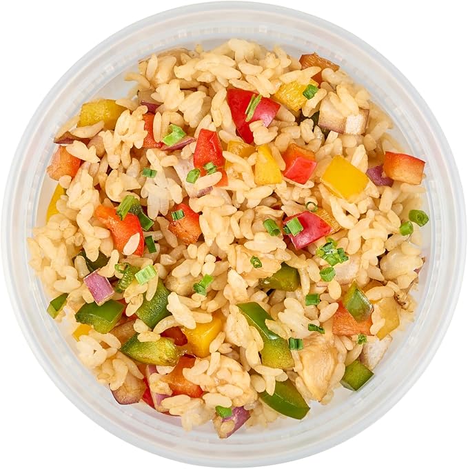 Restaurantware-Asporto 8 Ounce To Go Boxes, 25 Microwavable Round Soup Containers - Clear Plastic Lids Included, Do Not Contain BPA, Clear Plastic Catering Food Containers, Disposable - Image 10