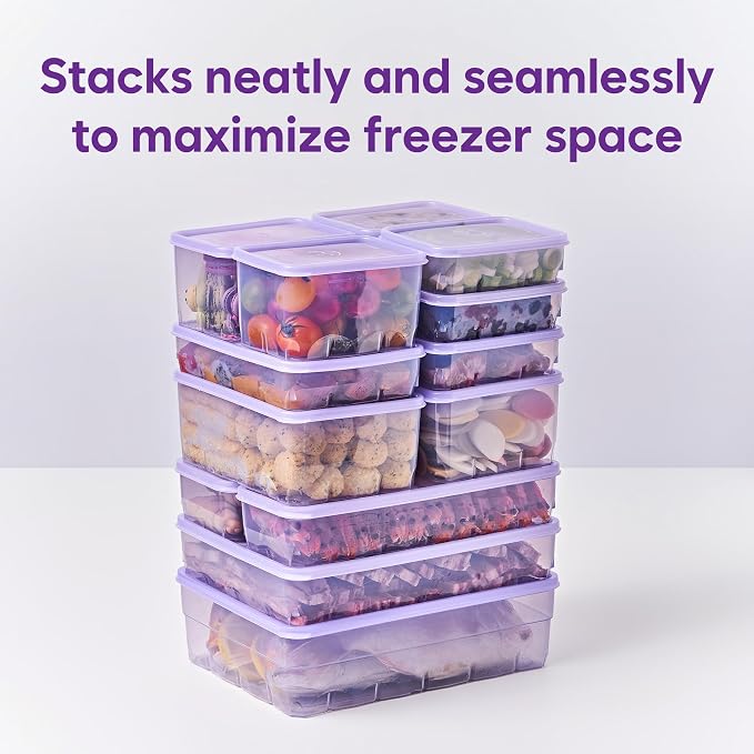 Freezer Containers for Food Storage 10pcs - Soup with Lids Safe/Startr Package - Twist Release - Flexible Frozen Design - BPA Free - Image 8