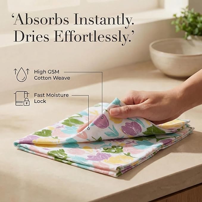 Urban Villa Cloth Napkins Cotton 20x20 (Set of 12) Tulip - Image 3