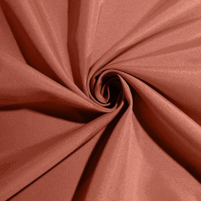 Efavormart Premium Cloth Napkins Set of 100, 20x20 Inch Terracotta Seamless Dinner Napkins, Washable Linen Table Napkin Cloth with Hemmed Edges for Weddings, Party and Banquet - Image 3