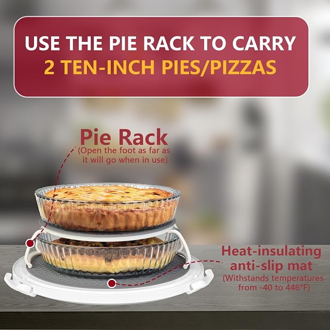 TMRIOPELP Tall Cake Carrier with Lid and Handle Insulated Cake Container Cake Transport Carrier Ideal for Pies Cupcakes and Pastries Perfect for Safe and Secure Cake Delivery (Red, 12 inch) - Image 4