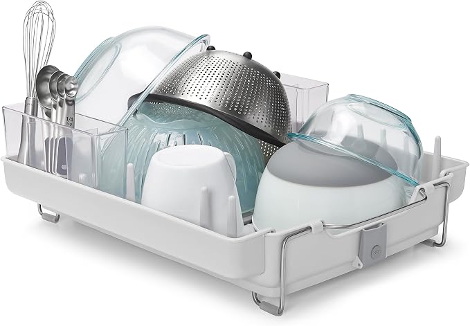 OXO Good Grips Foldaway Dish Rack - Image 6