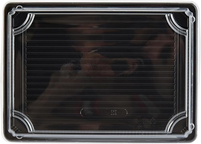 Restaurantware Plastic Sushi Trays 100 Pack of 10 x 7.2 x 1.77 Inch With Clear Lids Leak-Resistant Sushi Take Out Boxes Stackable Containers For Grab-And-Go - Image 19