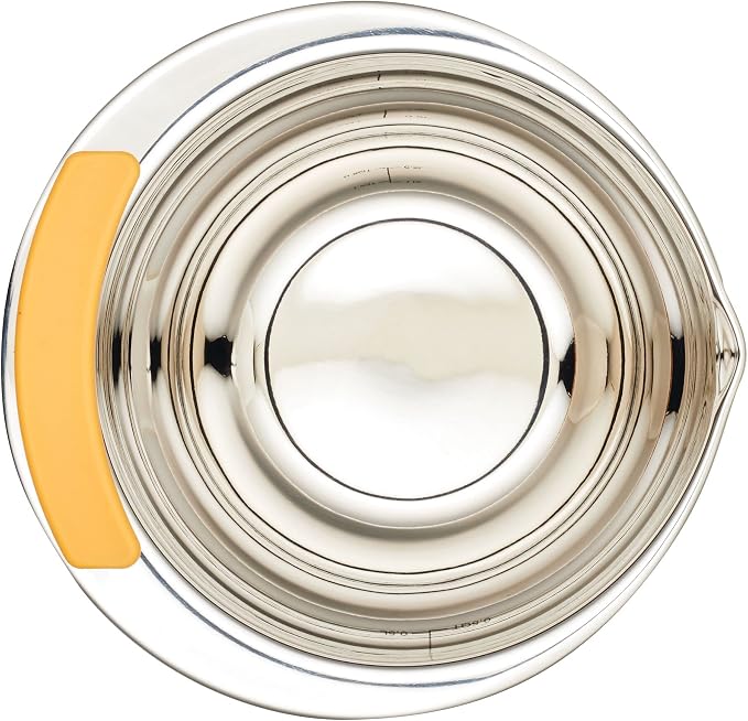 Ayesha Curry Kitchenware Pantryware Stainless Steel Nesting Mixing Bowls, 3-Piece Set, Silver with Color Accent Handles - Image 11