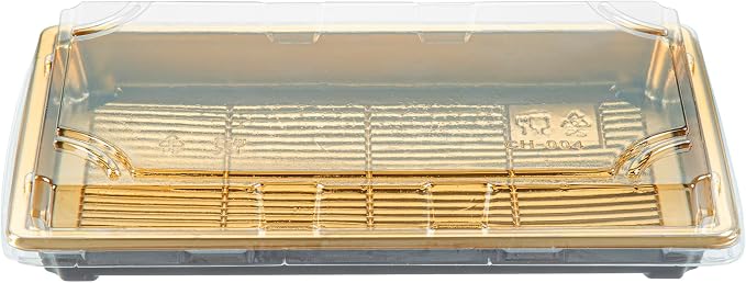 Restaurantware Plastic Sushi Trays 100 Pack of 9.2 x 5.9 x 1.77 Inch With Clear Lids Leak-Resistant Sushi Take Out Boxes Stackable Containers For Grab-And-Go - Image 12