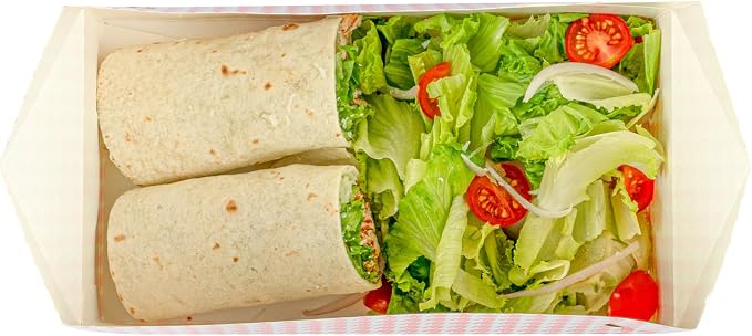 Restaurantware Take Out Lunch Box 400 Count 71-Ounce Durable Paper Recyclable Container Red Leak-Proof Food Box Spill-Resistant Fast Top Closure Rectangular Hot Food Friendly - Image 11