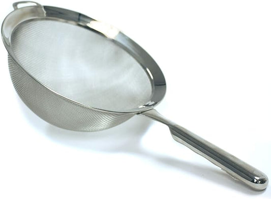 Norpro, 8" KRONA Stainless Steel Double Mesh Strainer, 8", as shown by Unknown