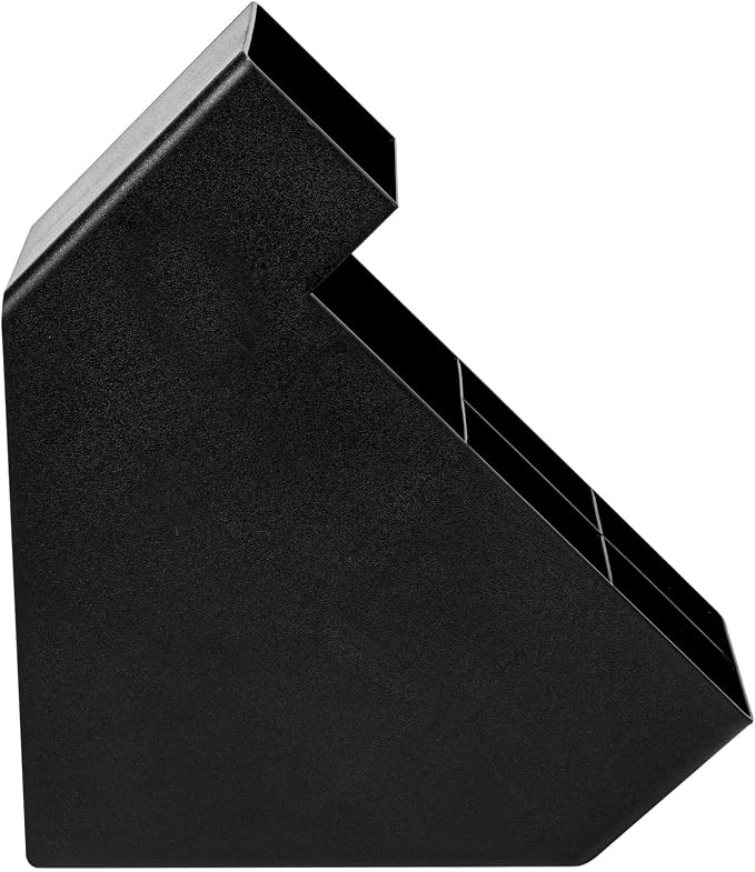 Restaurantware Restpresso Coffee Bar Organizer, 1 Count Durable 6 Compartments, Compact Size, Black Plastic Tabletop Coffee Supplies Organizer For Homes, Office Spaces, Breakrooms, and Lounges - Image 12