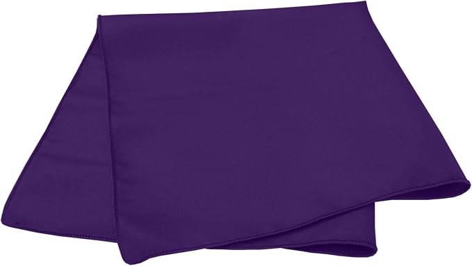 17x17-Inch Polyester Cloth Napkins, Purple, Set of 12 - Image 2