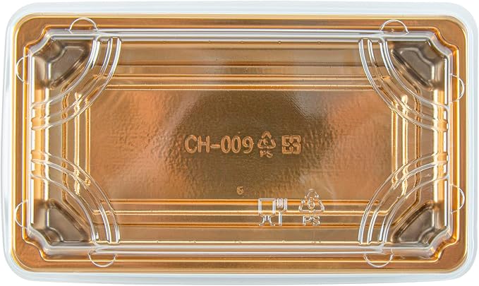 Restaurantware Plastic Sushi Trays 100 Pack of 6.1 x 3.5 x 1.77 Inch With Clear Lids Leak-Resistant Sushi Take Out Boxes Stackable Containers For Grab-And-Go - Image 13