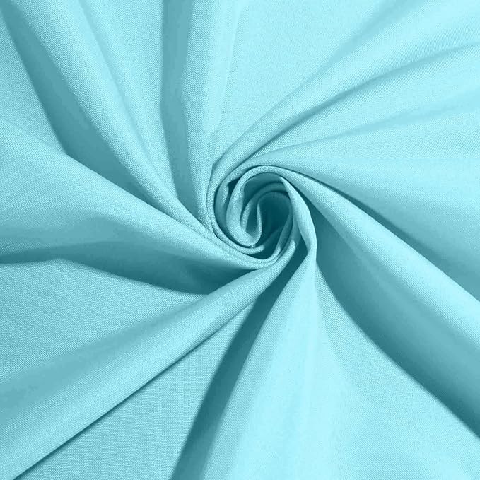 Efavormart Premium Cloth Napkins Set of 50, 20x20 Inch Light Blue Seamless Dinner Napkins, Washable Linen Table Napkin Cloth with Hemmed Edges for Weddings, Party and Banquet - Image 3
