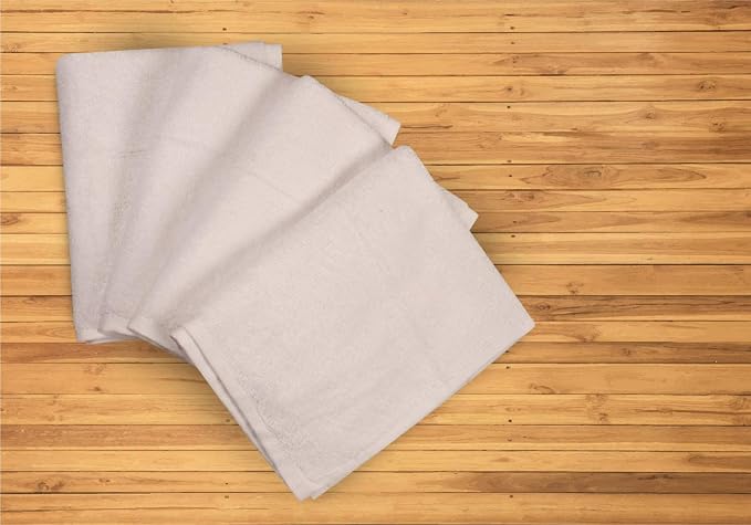 Urban Villa Kitchen Towels Cotton Dish Towels 20”x30” (Set of 4) White - Image 5