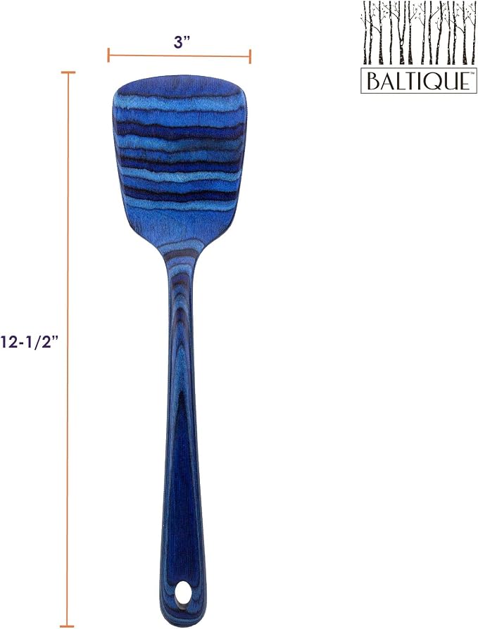Totally Bamboo Baltique Malta Collection 12-1/2" Wooden Spatula, Safe for Nonstick - Image 6