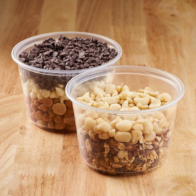 Karat [16oz - 500 ct] Clear PP Plastic Round Deli Food Container for Hot and Cold Food, BPA-Free (FP-DC16-PP) - Image 5