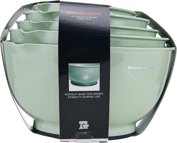 KitchenAid Classic Mixing Bowls, Set of 5, Pistachio - Image 5
