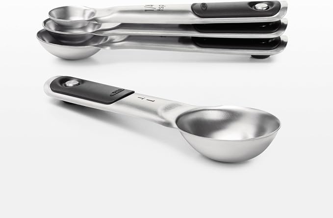 OXO Good Grips Stainless Steel Measuring Cups and Spoons 8-Piece Set,4 Cups and 4 Spoons,(Pack of 2) - Image 11