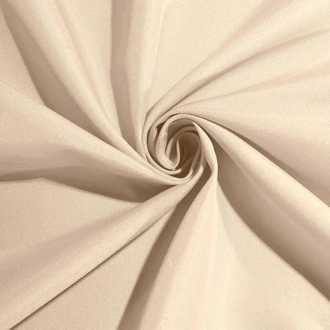 Efavormart Premium Cloth Napkins Set of 50, 20x20 Inch Nude Beige Seamless Dinner Napkins, Washable Linen Table Napkin Cloth with Hemmed Edges for Weddings, Party and Banquet - Image 3