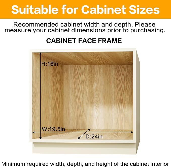 2-Tier Kitchen Cabinet Pull Out Shelf and Drawer Organizer Slide Out Pantry Storaqe Basket in Multiple Sizes (18" W x 21" D) - Image 3