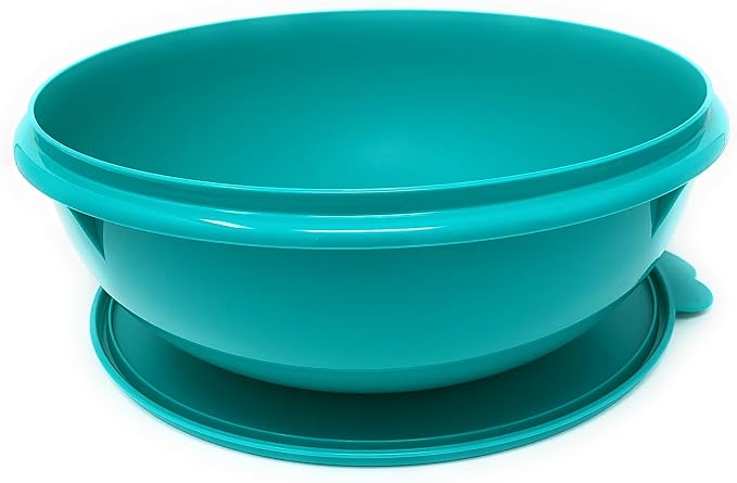 Tupperware Fix n Mix Plastic Bowl Teal Blue - Image 3
