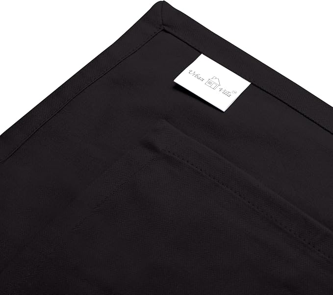 Urban Villa Kitchen Towels Cotton Dish Towels 20”x30” (Set of 3) Black - Image 8