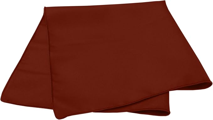 17x17-Inch Polyester Cloth Napkins, Terracotta, Set of 60 | Bulk Case of 5 Dozen, Square, Seamless, Serged Edges, Machine Washable, Wrinkle-Resistant, Flame-Resistant, Stain-Resistant - Image 2