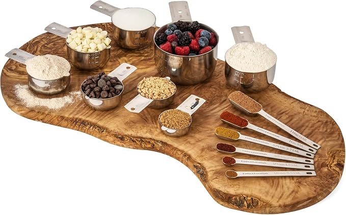 Hudson Essentials Stainless Steel Measuring Cups and Spoons Set (15 Piece Set) - Image 9