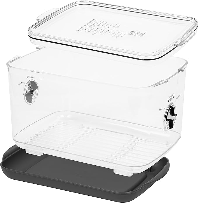 ProKeeper+ by Progressive Stackable Produce ProKeeper Storage Container with Stay-Fresh Vent System (PKS-902 (5.7 qt Large Produce)) - Image 3