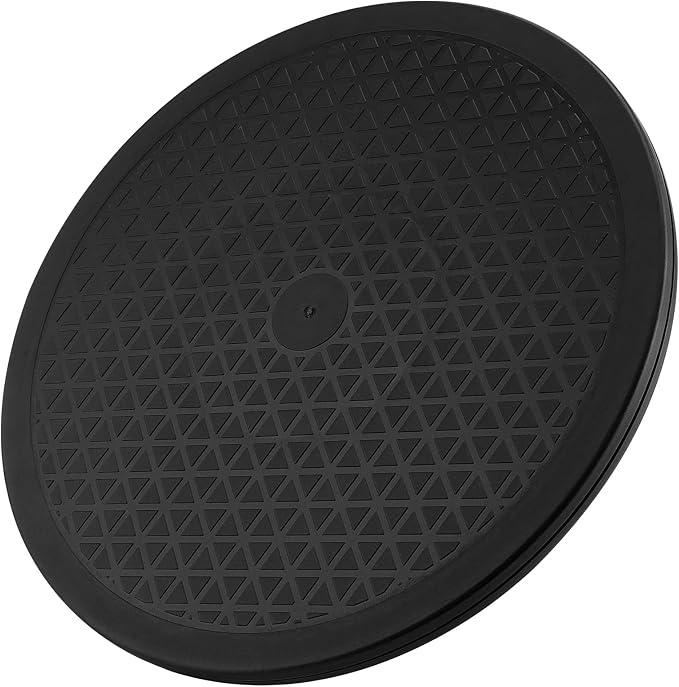 SINJEUN 8 PCS 12 Inch 360° Rotating Swivel, Rotating Swivel Stand Turntable Lazy Susan Monitor Stand for Plants, Models and Handicraft, Black - Image 4