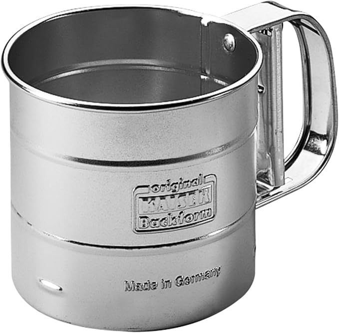 Kaiser Flour & Sugar Sifter "Patisserie", Silver by ORIGINAL+KAISER