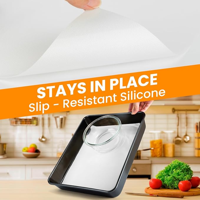Silicone Baking Mat Roll - Best German Silicone -Heat Resistant Pie Cookie Bread Pizza Macaron Baking Mat, Silicone Pastry Mat, Non-Stick Dough Mat Non-slip Silicone Mat Roll for Countertop Protector - Image 5