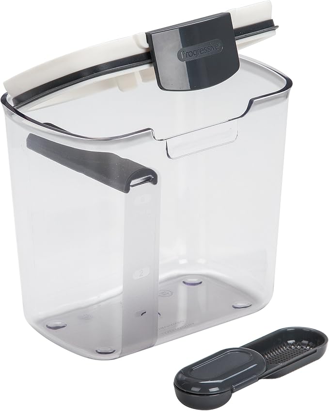 ProKeeper 6-Piece Airtight Food Storage Containers for Baking Essentials - White & Clear, Plastic, BPA-Free - Image 5