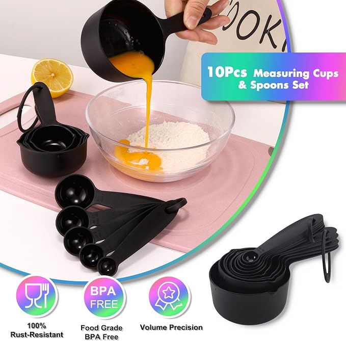 Silicone Cooking Utensils Set, 17pcs Kitchen Utensil Set with Rotatable Holder, Heat-Resistant Silicone Utensils for Cooking, Non-Stick Spatula Set with Stainless Steel Handle,Turner,Ladle (Rainbow) - Image 8