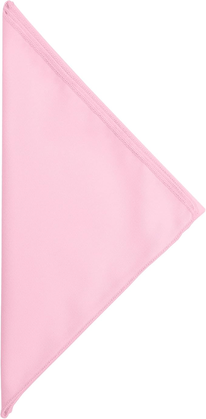 17x17-Inch Twill Cloth Napkins, Light Pink, Set of 12 - Image 2
