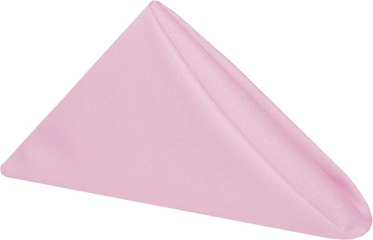 17x17-Inch Twill Cloth Napkins, Light Pink, Set of 36 by UltimateTextile