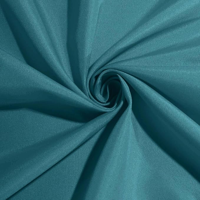 Efavormart Premium Cloth Napkins Set of 50, 17x17 Inch Peacock Teal Green Seamless Dinner Napkins, Washable Linen Table Napkin Cloth with Hemmed Edges for Weddings, Party and Banquet - Image 8