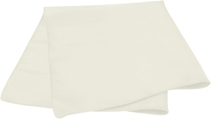17x17-Inch Square Polyester Cloth Napkins, Ivory Set of 60 | Bulk Case of 5 Dozen, Dinner Napkins, Serged Edges, Machine Washable, Wrinkle-Resistant, Flame-Resistant - Image 2