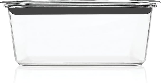 Rubbermaid Brilliance Large Food Storage Container, 9.6 Cup, BPA-Free, Leak-Proof, Clear - Image 2