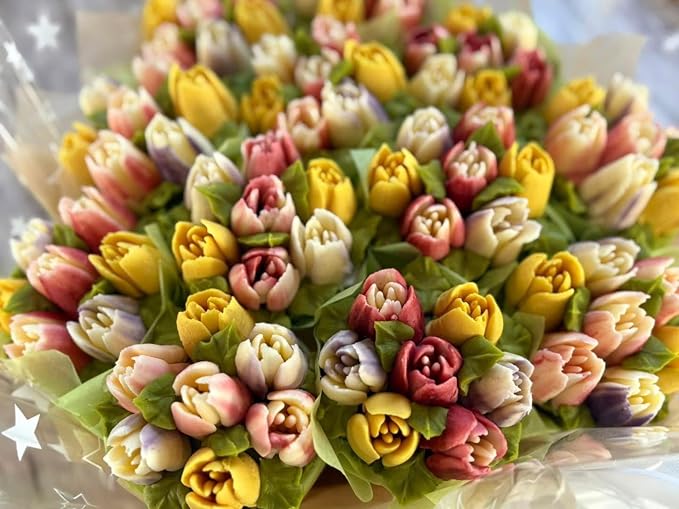 17 Pcs Stainless Steel Seamless Russian Flower Icing Tips Set - Image 8