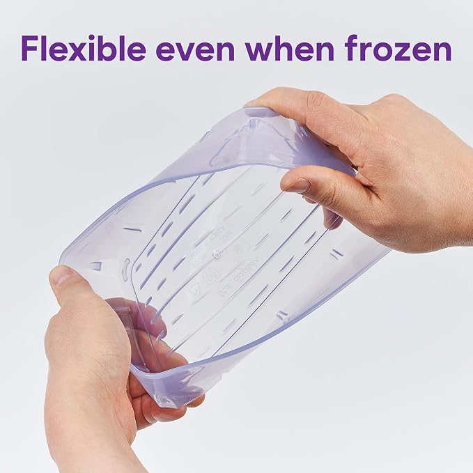 Freezer Containers for Food Storage 24pcs - Soup with Lids Safe - Twist Release - Flexible Frozen Design - BPA Free - Image 4