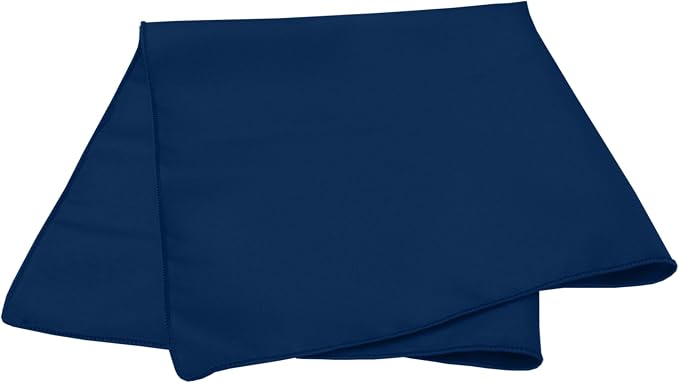 17x17-Inch Square Polyester Cloth Napkins, Navy, Set of 36 - Image 2
