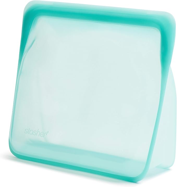 Stasher Reusable Silicone Storage Bag, Food Storage Container, Microwave and Dishwasher Safe, Leak-free, 8 Cup & Reusable Silicone Storage Bag, Food Storage Container, Microwave - Image 5