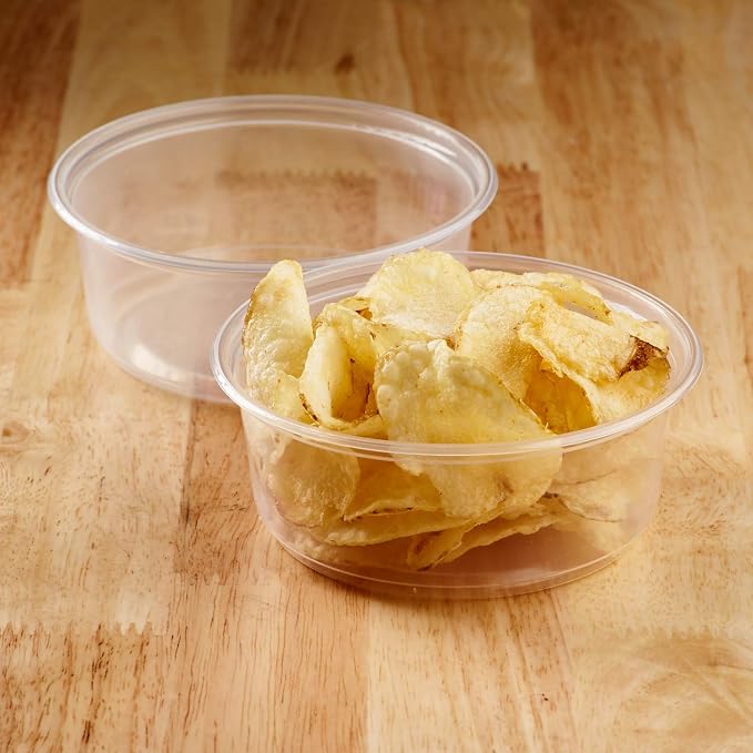 Karat [8oz - 500 ct] Clear PP Plastic Round Deli Food Container for Hot and Cold Food, BPA-Free, (FP-DC8-PP) - Image 5