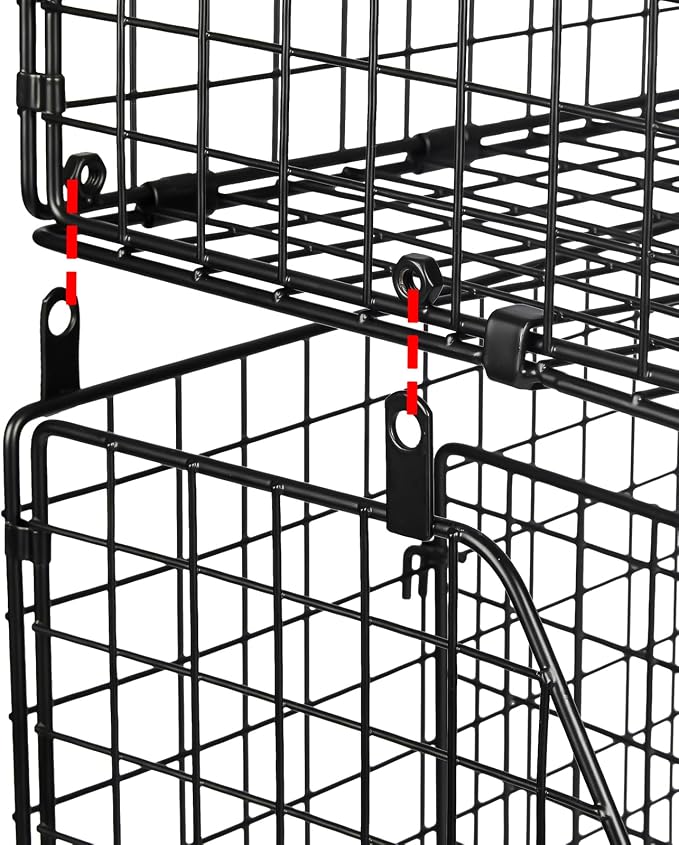 2-Tier Stackable Can Organizer for Pantry Shelves, 2 Pack Soda Can Organizer with 4 Adjustable Dividers, Kitchen Can Storage Organizer, Wire Drink Organizer, Metal Can Dispenser for Cabinets Shelf - Image 7