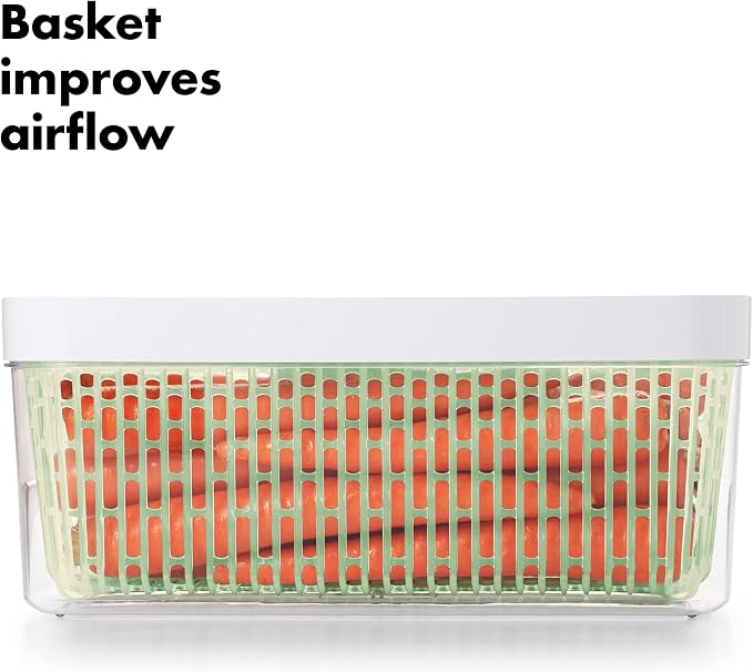 OXO Good Grips GreenSaver Produce Keeper - Large,White (Pack of 4) - Image 5