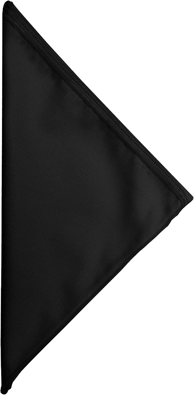 17x17-Inch Square Twill Cloth Napkins, Black, Set of 36 - Image 2