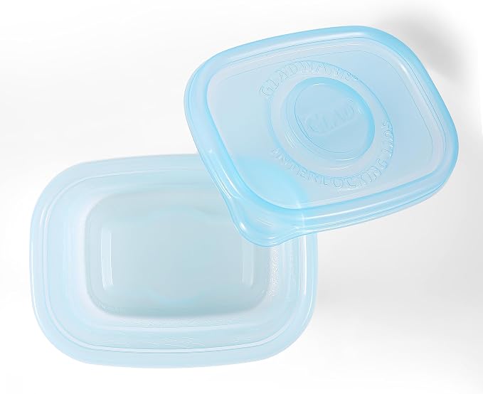 Glad Food Storage Containers, Small Rectangle, 24 Ounces | Freezerware | 4 Count Set | Pack of 2 - Image 6